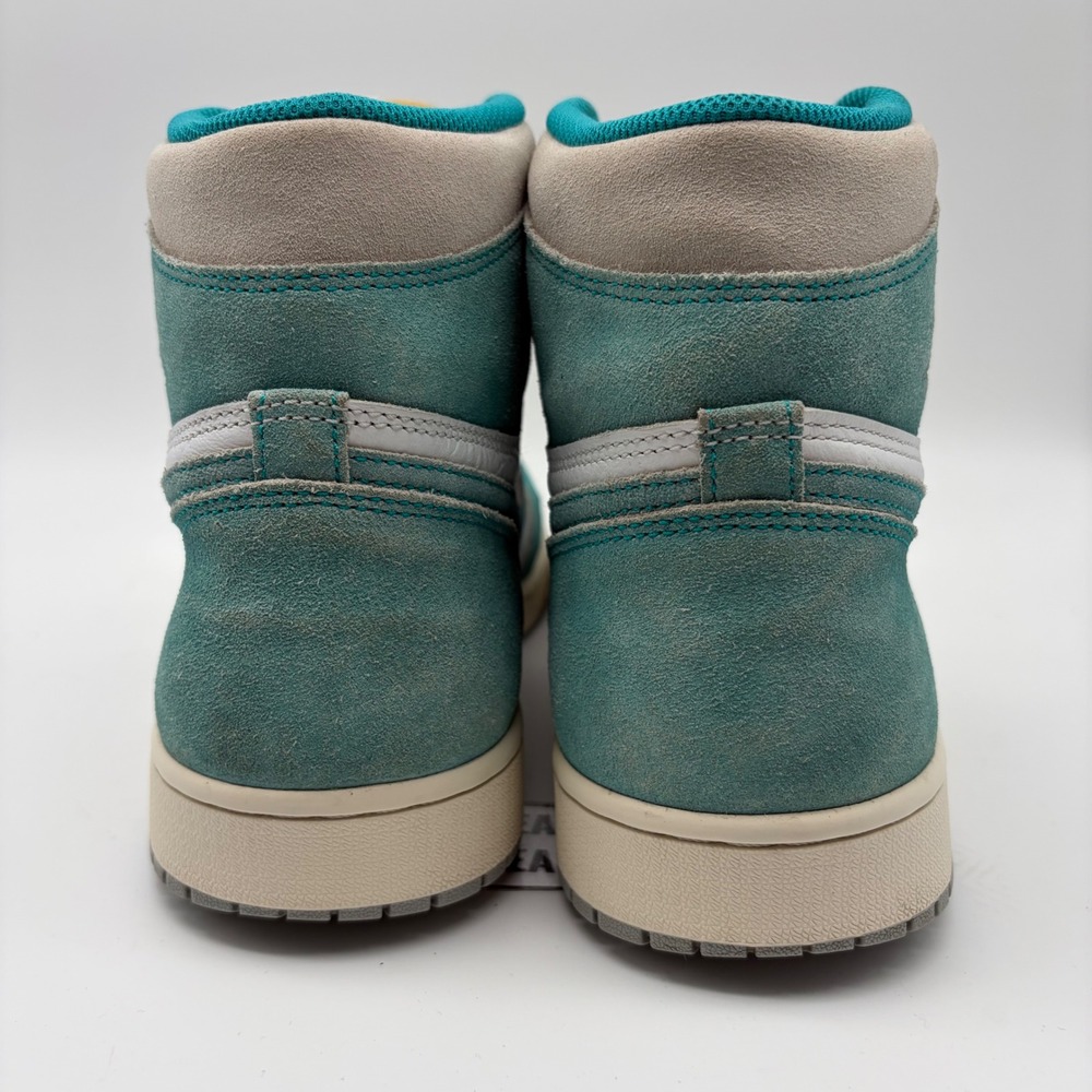 Air Jordan 1 Retro High OG Turbo Green White Grey Mens Size (12555088-311) - Picture 6 of 8